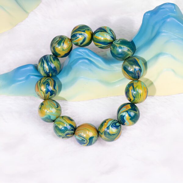 Rivers and Mountains Lacquer Bracelet